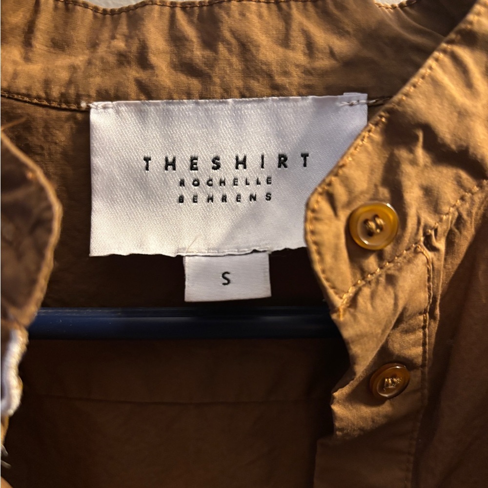 Brown Button-Up Shirt by Rochelle Behrens - Picture 2 of 5